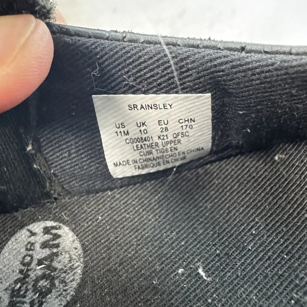 Little Kids Stride Rite‎ Ainsley Black Leather Mary Jane Flats Shoes Size 11 C